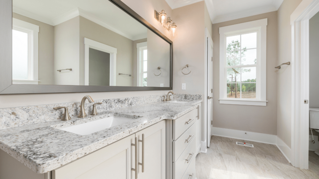 a marble kitchen