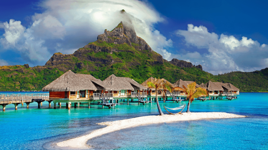 image of an caribbean island