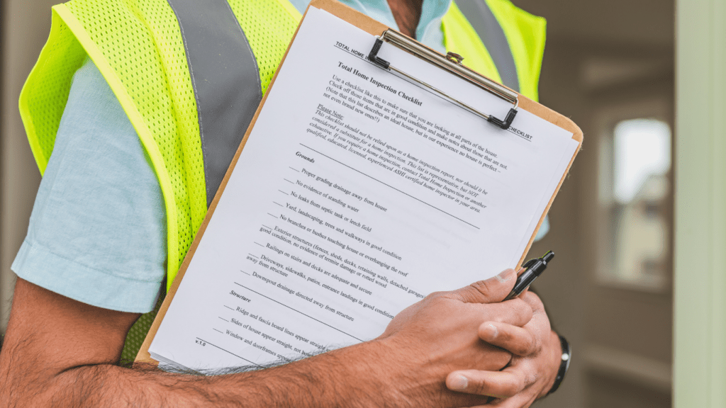 a person holding a clipboard