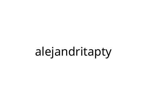alejandritapty