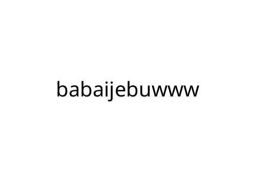 babaijebuwww