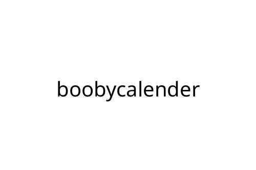 boobycalender