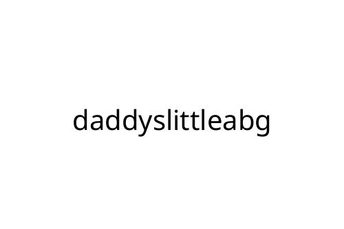 daddyslittleabg