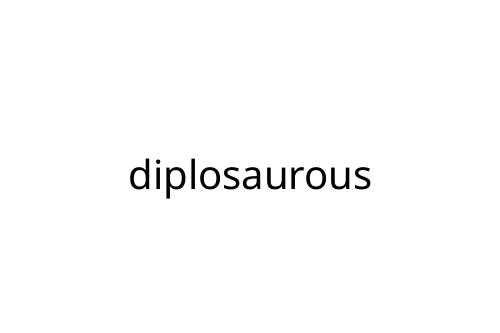 diplosaurous