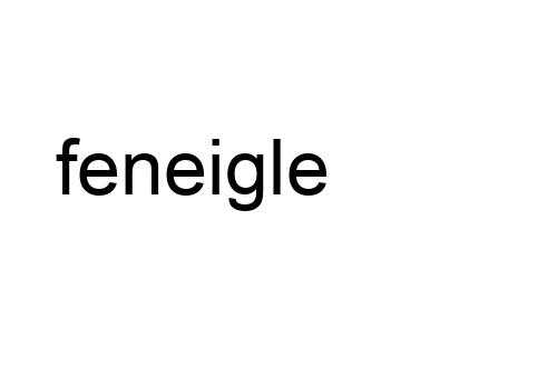 feneigle