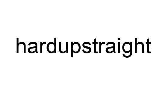 hardupstraightguys