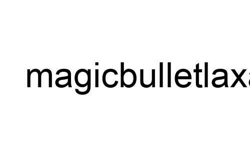 magicbulletlaxativesuppositories