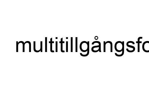 multitillgångsfond