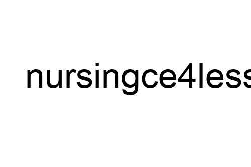 nursingce4less
