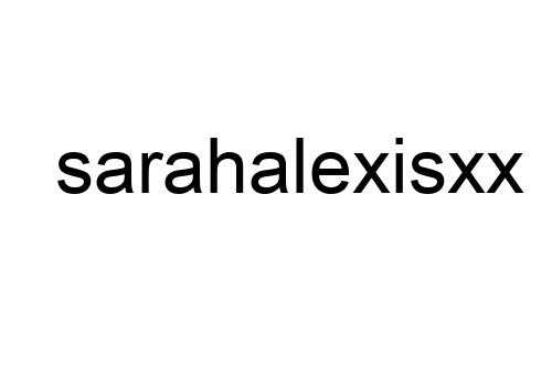sarahalexisxx