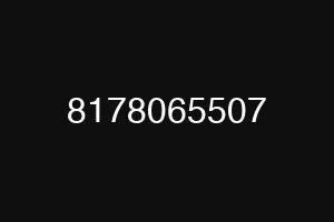 8178065507