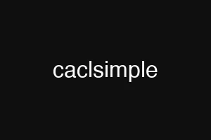caclsimple