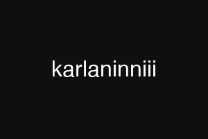karlaninniii
